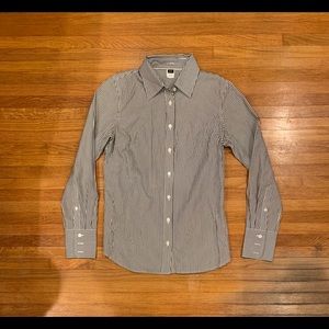 J. Crew men’s S button down dress shirt blue